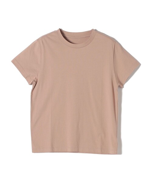 【こずもん】ADORE　アルビニ社 オーガニックコットン 半袖カットソー ビッグtシャツ 半袖 レディース 綿 ゆったり 大きめ 7分袖 秋