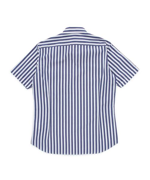 UNITED ARROWS（ユナイテッドアローズ）の「UAD ボールド ストライプ ボタンダウン シャツ †（シャツ/ブラウス・メンズ・コバルトブルー・XX-LARGE/X-LARGE/MEDIUM/LARGE/X-SMALL/SMALL）」の2枚目の写真