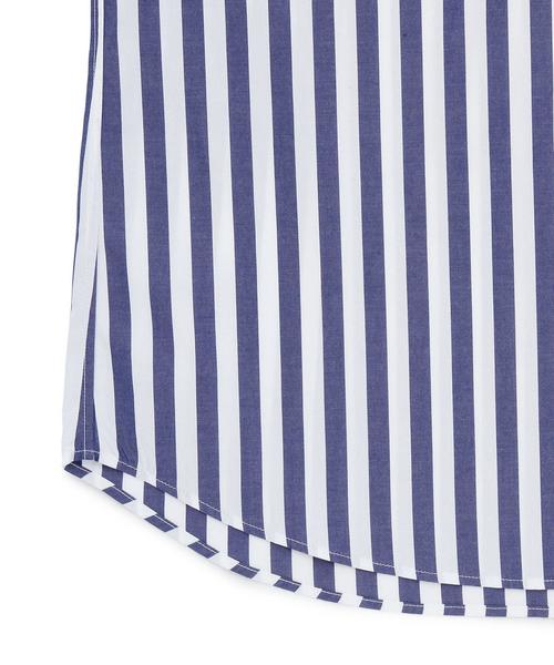 UNITED ARROWS（ユナイテッドアローズ）の「UAD ボールド ストライプ ボタンダウン シャツ †（シャツ/ブラウス・メンズ・コバルトブルー・XX-LARGE/X-LARGE/MEDIUM/LARGE/X-SMALL/SMALL）」の5枚目の写真