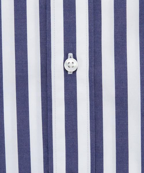 UNITED ARROWS（ユナイテッドアローズ）の「UAD ボールド ストライプ ボタンダウン シャツ †（シャツ/ブラウス・メンズ・コバルトブルー・XX-LARGE/X-LARGE/MEDIUM/LARGE/X-SMALL/SMALL）」の6枚目の写真