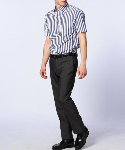 UNITED ARROWS（ユナイテッドアローズ）の「UAD ボールド ストライプ ボタンダウン シャツ †（シャツ/ブラウス・メンズ・コバルトブルー・XX-LARGE/X-LARGE/MEDIUM/LARGE/X-SMALL/SMALL）」の8枚目の写真