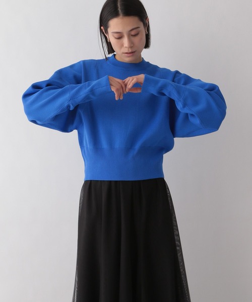 LOWRYS FARM（ローリーズファーム）の「スウェットライクフォルムＬＳ　187692（スウェット・レディース・ブラック/グリーン/ブルー・FREE）」の9枚目の写真