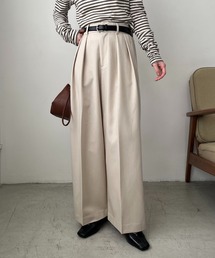 CAPRICIEUX LE'MAGE | 【累計2万本！】【LE'MAGE×gemeilコラボ】2タックワイドパンツ(その他パンツ)