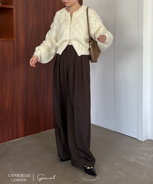 累計2万本！】【LE'MAGE×gemeilコラボ】2タックワイドパンツ