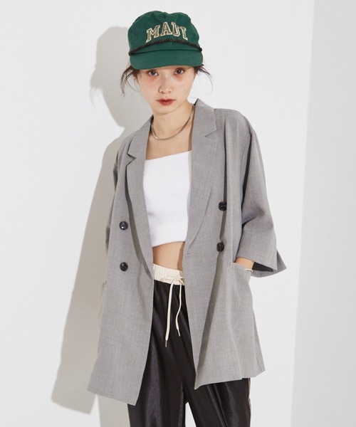 NOMINE(ノミネ)の「ハーフスリーブ ダブル ジャケット▲NOMINE商品一覧は上のNOMINEタブをクリック▲(テーラードジャケット・レディース・モカ/ベージュ/ブラック/ライトブラウン/ブラック系その他2/アイボリー・フリー)」の17枚目の写真