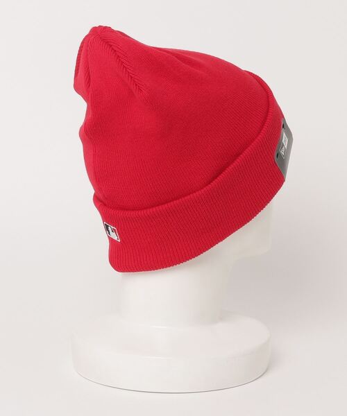 NEW ERA（ニューエラ）の「NEW ERA/ニューエラ ビーニー ダブルC.BASIC CUFF ロサンゼルス・エンゼルス ニット帽 13542592（ニットキャップ/ビーニー・メンズ・レッド系その他・FREE）」の2枚目の写真