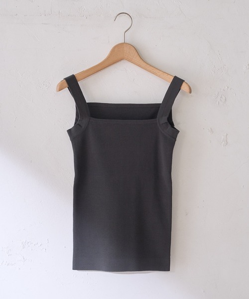 SHENERY（シーナリー）の「総針ニットキャミソール（キャミソール・レディース・グレー系その他/ベージュ/オフホワイト・FREE）」の3枚目の写真