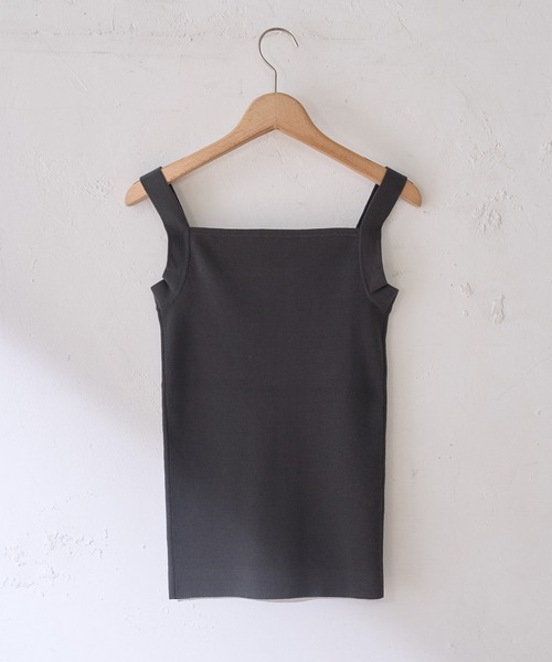 SHENERY（シーナリー）の「総針ニットキャミソール（キャミソール・レディース・グレー系その他/ベージュ/オフホワイト・FREE）」の6枚目の写真