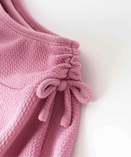 apres les cours（アプレレクール）の「【UVカット/一部リンク可能】リーフフルーツ・ギンガムチェックセパレート水着（水着・キッズ・ラベンダー/イエロー・140/90/80/130/100/110/120）」の14枚目の写真