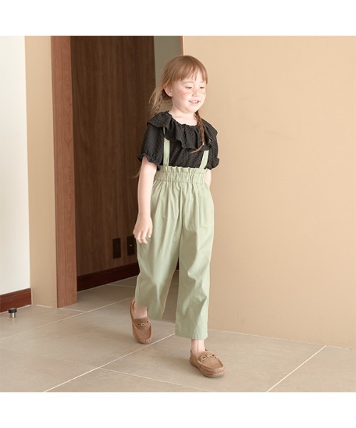 Lycee mine（リセマイン）の「フリル衿ぽこぽこトップス（シャツ/ブラウス・キッズ・ライトピンク/ミント/ラベンダー/ブラック・100cm/120cm/140cm/110cm/130cm/150cm）」の15枚目の写真