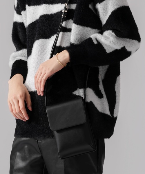 Adoon plain(アドーンプレーン)の「【Adoon plain】ショルダーバッグ(ショルダーバッグ・メンズ・ブラック/グレー/ホワイト・FREE)」の4枚目の写真