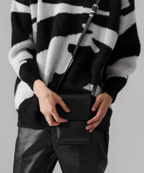 Adoon plain(アドーンプレーン)の「【Adoon plain】ショルダーバッグ(ショルダーバッグ・メンズ・ブラック/グレー/ホワイト・FREE)」の5枚目の写真