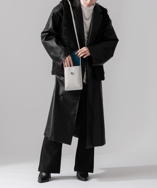 Adoon plain(アドーンプレーン)の「【Adoon plain】ショルダーバッグ(ショルダーバッグ・メンズ・ブラック/グレー/ホワイト・FREE)」の19枚目の写真