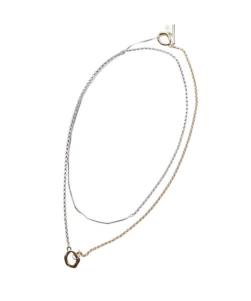 tk.TAKEO KIKUCHI（ティーケータケオキクチ）の「◆ラリエットロングネックレス（ネックレス・メンズ・シルバー/シルバー系/シルバー系4・00）」の4枚目の写真