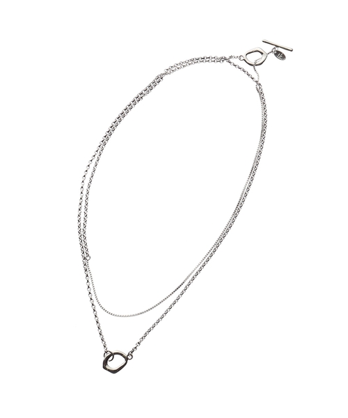 tk.TAKEO KIKUCHI（ティーケータケオキクチ）の「◆ラリエットロングネックレス（ネックレス・メンズ・シルバー/シルバー系/シルバー系4・00）」の5枚目の写真