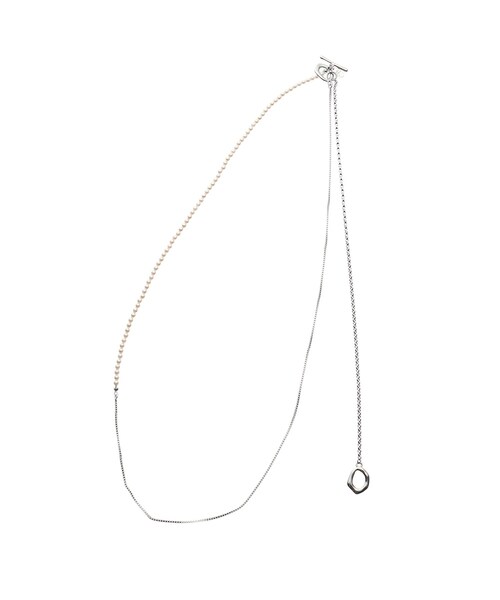 tk.TAKEO KIKUCHI（ティーケータケオキクチ）の「◆ラリエットロングネックレス（ネックレス・メンズ・シルバー/シルバー系/シルバー系4・00）」の10枚目の写真