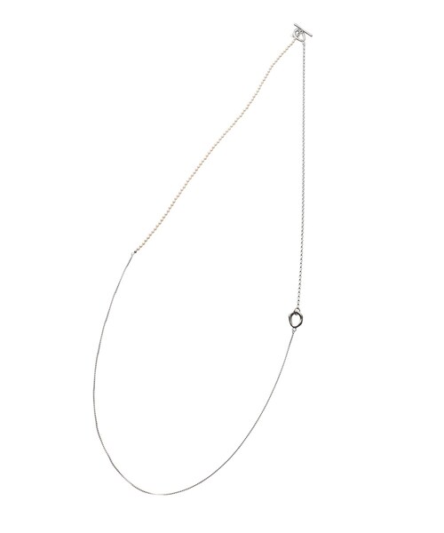 tk.TAKEO KIKUCHI（ティーケータケオキクチ）の「◆ラリエットロングネックレス（ネックレス・メンズ・シルバー/シルバー系/シルバー系4・00）」の11枚目の写真