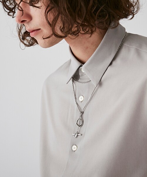 tk.TAKEO KIKUCHI（ティーケータケオキクチ）の「◆ラリエットロングネックレス（ネックレス・メンズ・シルバー/シルバー系/シルバー系4・00）」の19枚目の写真