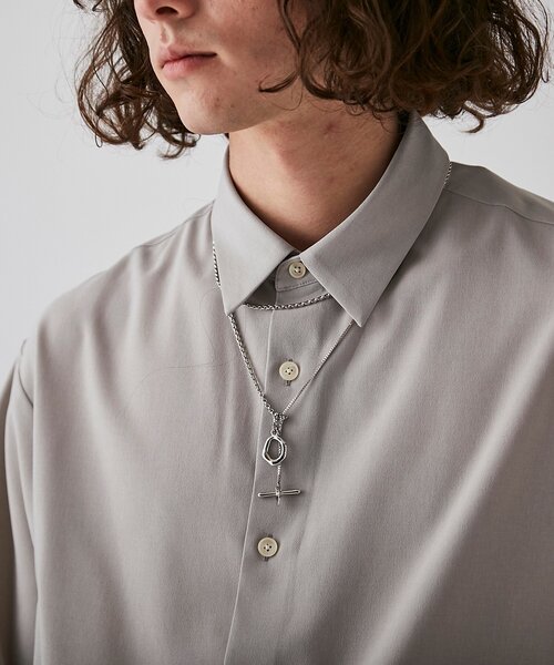 tk.TAKEO KIKUCHI（ティーケータケオキクチ）の「◆ラリエットロングネックレス（ネックレス・メンズ・シルバー/シルバー系/シルバー系4・00）」の20枚目の写真