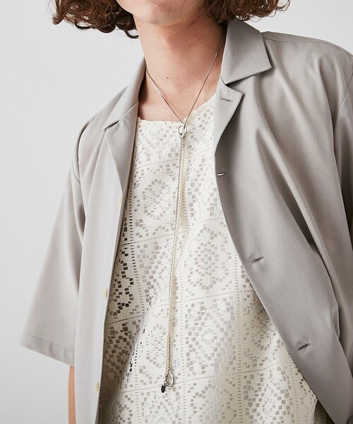 tk.TAKEO KIKUCHI（ティーケータケオキクチ）の「◆ラリエットロングネックレス（ネックレス・メンズ・シルバー/シルバー系/シルバー系4・00）」の21枚目の写真