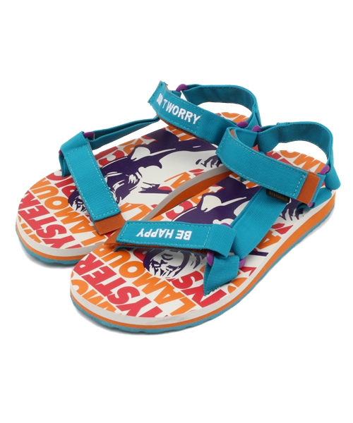 HYSTERIC GLAMOUR(ヒステリックグラマー)の「WEAVING STRAP サンダル(ビーチサンダル・メンズ・ブルー/ブラック・MEDIUM/SMALL)」の14枚目の写真