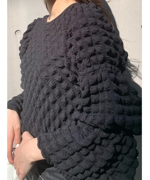 SLY（スライ）の「FLOATING JQ TOPS ジャガード セットアップ