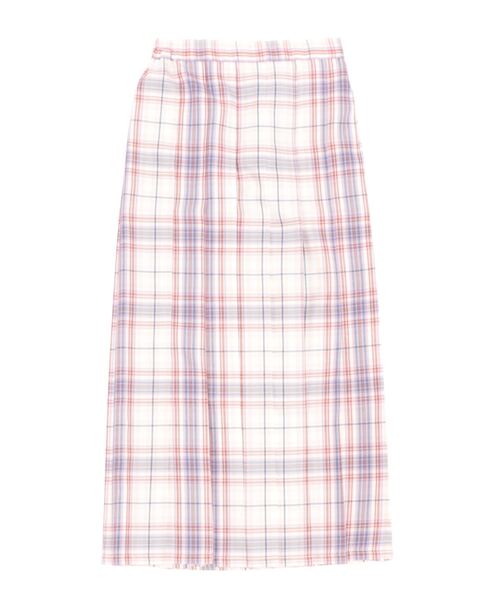 STYLEBLOCK(スタイルブロック)の「先染めチェックタックプリーツスカート(スカート・レディース・ブラック/グリーン/ピンク/イエロー・M)」の1枚目の写真
