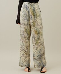 【IHNN/イン】ABSTRACT STRAP EASY PANTS/アブストラクトストラップイージーパンツ