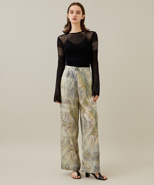 IHNN(イン)の「【IHNN/イン】ABSTRACT STRAP EASY PANTS/アブストラクトストラップイージーパンツ(スラックス・レディース・その他2・38/36)」の2枚目の写真