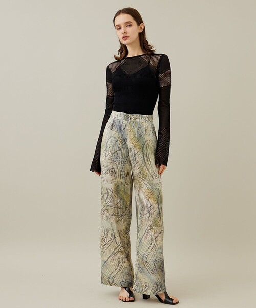 IHNN(イン)の「【IHNN/イン】ABSTRACT STRAP EASY PANTS/アブストラクトストラップイージーパンツ(スラックス・レディース・その他2・38/36)」の3枚目の写真
