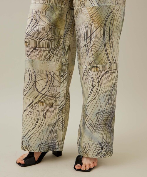 IHNN(イン)の「【IHNN/イン】ABSTRACT STRAP EASY PANTS/アブストラクトストラップイージーパンツ(スラックス・レディース・その他2・38/36)」の9枚目の写真