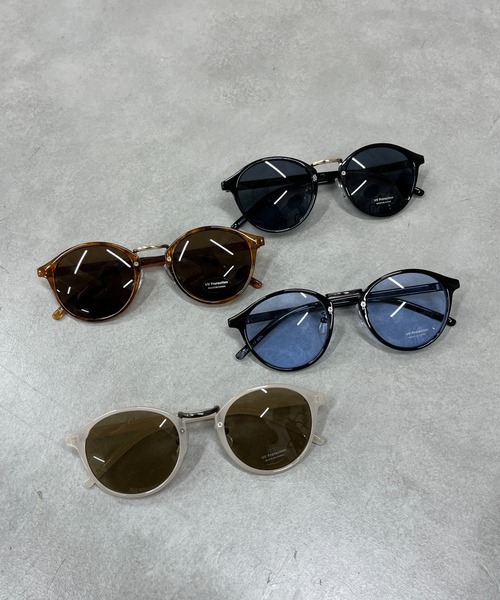 WHO'S WHO gallery（フーズフーギャラリー）の「ボストンサングラス（サングラス・レディース・ブラック/ブラウン/ブルー/アイボリー・FREE）」の8枚目の写真