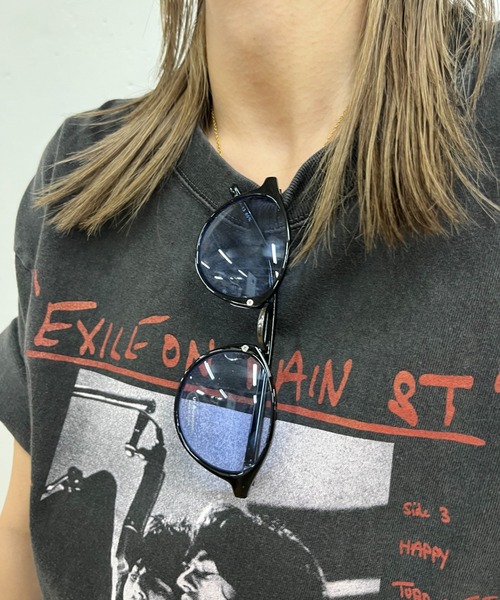 WHO'S WHO gallery（フーズフーギャラリー）の「ボストンサングラス（サングラス・レディース・ブラック/ブラウン/ブルー/アイボリー・FREE）」の10枚目の写真