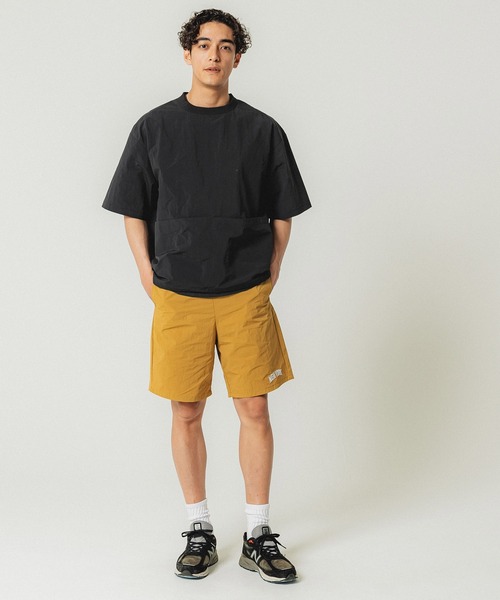 coca（coca）（コカ）の「メンズナイロンビッグポケットトップス（Tシャツ/カットソー・メンズ・ブラック/カーキ/キャメル/ネイビー・M/L）」の6枚目の写真