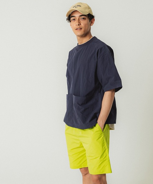 coca（coca）（コカ）の「メンズナイロンビッグポケットトップス（Tシャツ/カットソー・メンズ・ブラック/カーキ/キャメル/ネイビー・M/L）」の11枚目の写真