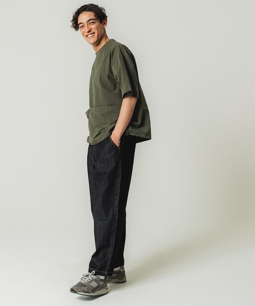 coca（coca）（コカ）の「メンズナイロンビッグポケットトップス（Tシャツ/カットソー・メンズ・ブラック/カーキ/キャメル/ネイビー・M/L）」の16枚目の写真