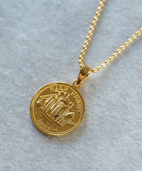 RIVE DROITE（リヴドロワ）の「COINショートネックレス（ネックレス・レディース・ゴールド・FREE）」の8枚目の写真