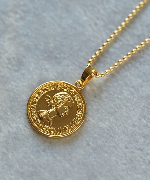 RIVE DROITE（リヴドロワ）の「COINショートネックレス（ネックレス・レディース・ゴールド・FREE）」の4枚目の写真