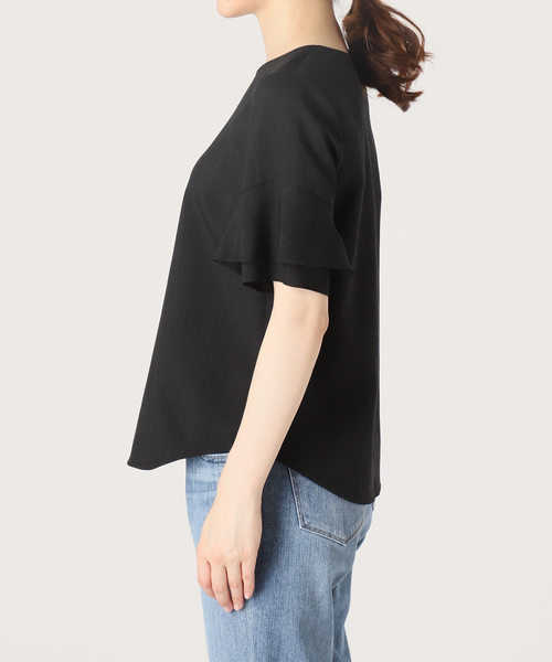 La TOTALITE（ラトータリテ）の「ラッフルスリーブブラウス（シャツ/ブラウス・レディース・ブルー系その他/ピンク系その他/ブラック/ホワイト・FREE）」の21枚目の写真
