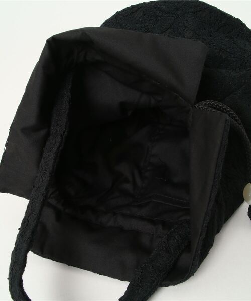 Dita（ディータ）の「レース 巾着（和装小物・レディース・ブラック/ベージュ/アイボリー/ダークネイビー・FREE）」の6枚目の写真