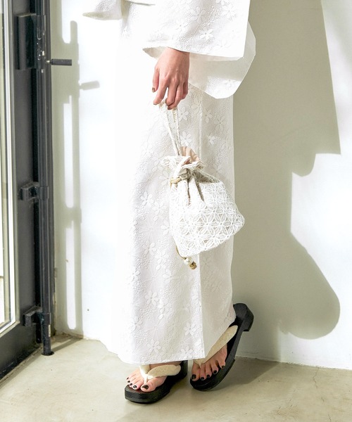 Dita（ディータ）の「レース 巾着（和装小物・レディース・ブラック/ベージュ/アイボリー/ダークネイビー・FREE）」の12枚目の写真