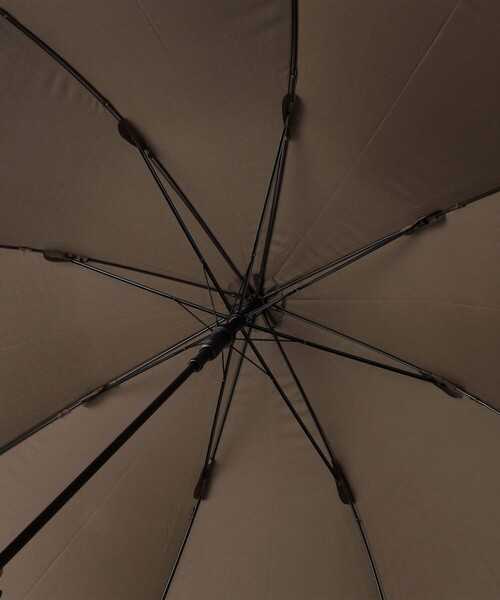 green label relaxing（グリーンレーベルリラクシング）の「バンブーハンドル パイピング アンブレラ / 傘 / レイン（長傘・レディース・オフホワイト/ライム/モカ/ネイビー・FREE）」の9枚目の写真