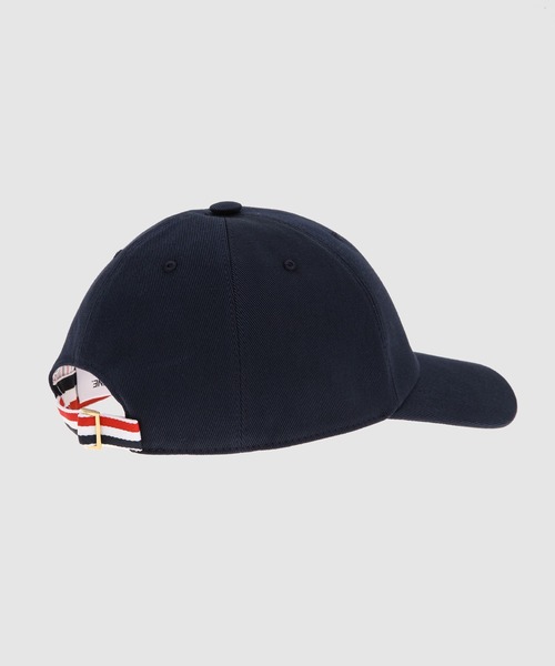 THOM BROWNE ストライプ クラシック 6パネル ベースボール キャップ THOM BROWNE ストライプ クラシック 6パネル ベースボール キャップ