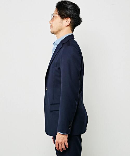 MEN'S MELROSE（メンズメルローズ）の「【WEB限定】TRクリアストレッチセットアップジャケット（テーラードジャケット・メンズ・グレー/ネイビー/ブラック・3/4/2）」の6枚目の写真