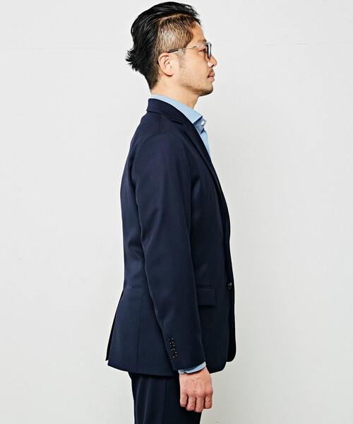 MEN'S MELROSE（メンズメルローズ）の「【WEB限定】TRクリアストレッチセットアップジャケット（テーラードジャケット・メンズ・グレー/ネイビー/ブラック・3/4/2）」の8枚目の写真
