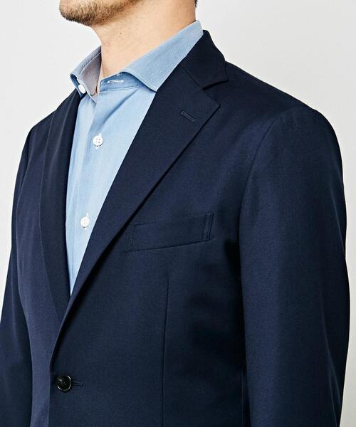 MEN'S MELROSE（メンズメルローズ）の「【WEB限定】TRクリアストレッチセットアップジャケット（テーラードジャケット・メンズ・グレー/ネイビー/ブラック・3/4/2）」の9枚目の写真