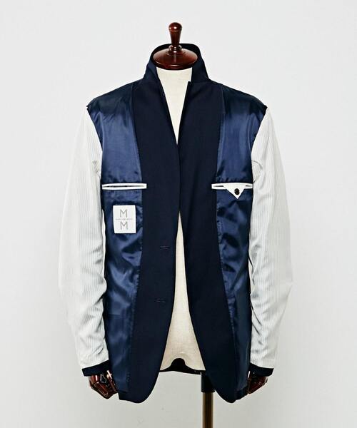 MEN'S MELROSE（メンズメルローズ）の「【WEB限定】TRクリアストレッチセットアップジャケット（テーラードジャケット・メンズ・グレー/ネイビー/ブラック・3/4/2）」の12枚目の写真