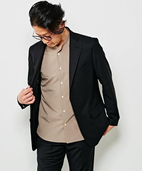 MEN'S MELROSE（メンズメルローズ）の「【WEB限定】TRクリアストレッチセットアップジャケット（テーラードジャケット・メンズ・グレー/ネイビー/ブラック・3/4/2）」の20枚目の写真