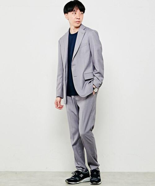 MEN'S MELROSE（メンズメルローズ）の「【WEB限定】TRクリアストレッチセットアップジャケット（テーラードジャケット・メンズ・グレー/ネイビー/ブラック・3/4/2）」の22枚目の写真