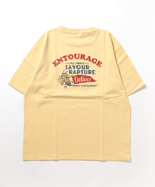 BACK NUMBER（バックナンバー）の「【BACK NUMBER】刺繍プリント半袖Ｔシャツ（Tシャツ/カットソー・メンズ・ホワイト/グリーン/ダークグレー/イエロー/ホワイト×ネイビー/ホワイト×レッド・XL/M/L）」の11枚目の写真